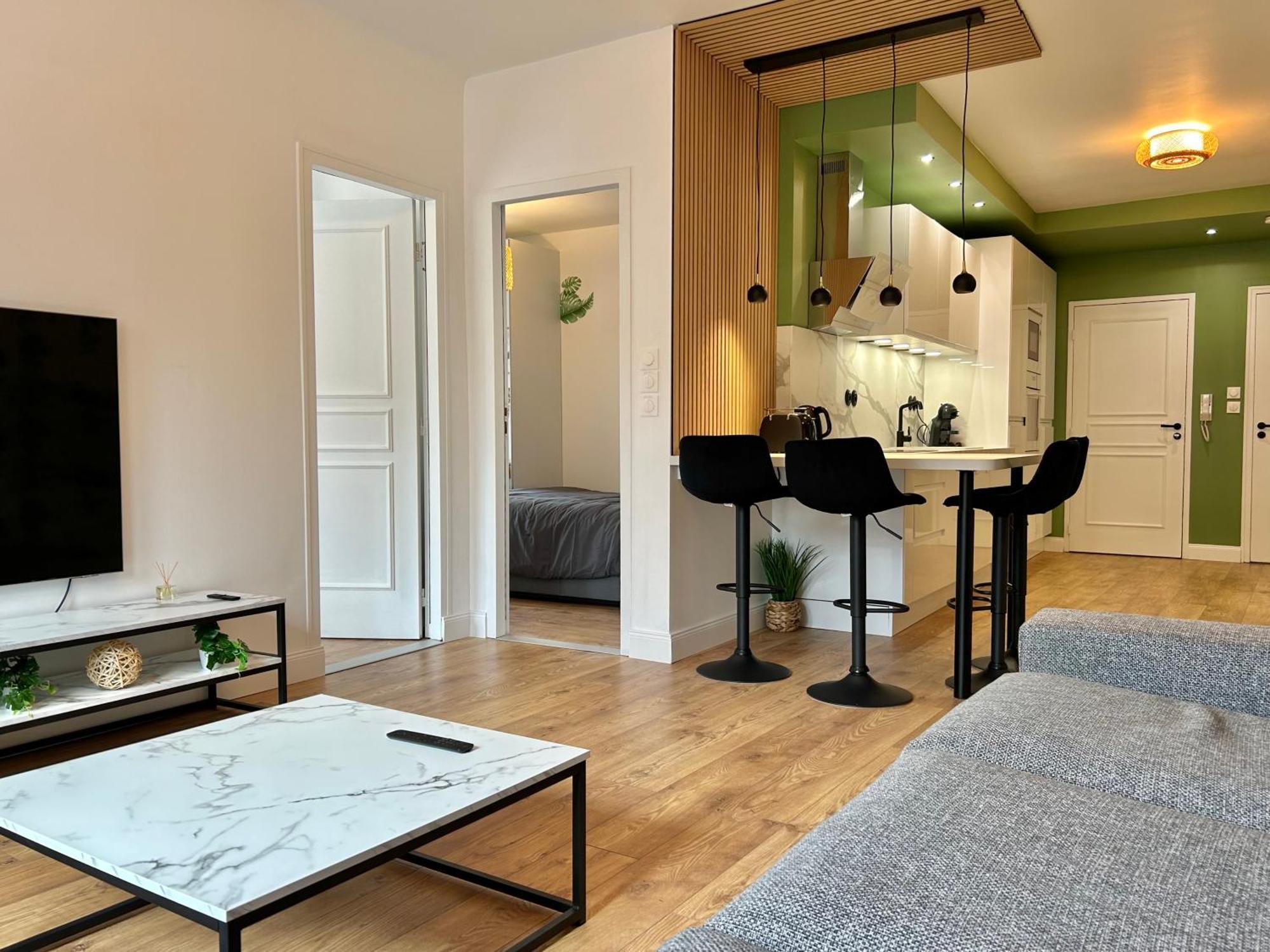 Le Chardon- Appartement 2Chambres- Avec Stationnement ナンシー エクステリア 写真